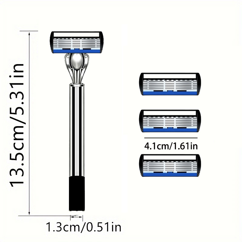 2 handgrepen, 30 mesjes, 6-laa - Safety Razor Handle recensie en prijs