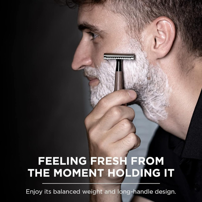 Geavanceerd dubbelzijdig veili - Safety Razor Handle recensie en prijs